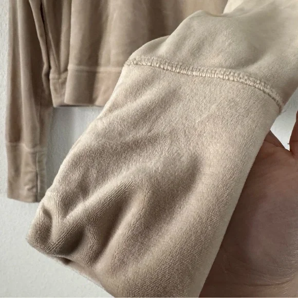 Aerie OFFLINE Velour Oversized Hoodie Lounge Cozy Soft Girl Medium - Picture 6 of 14